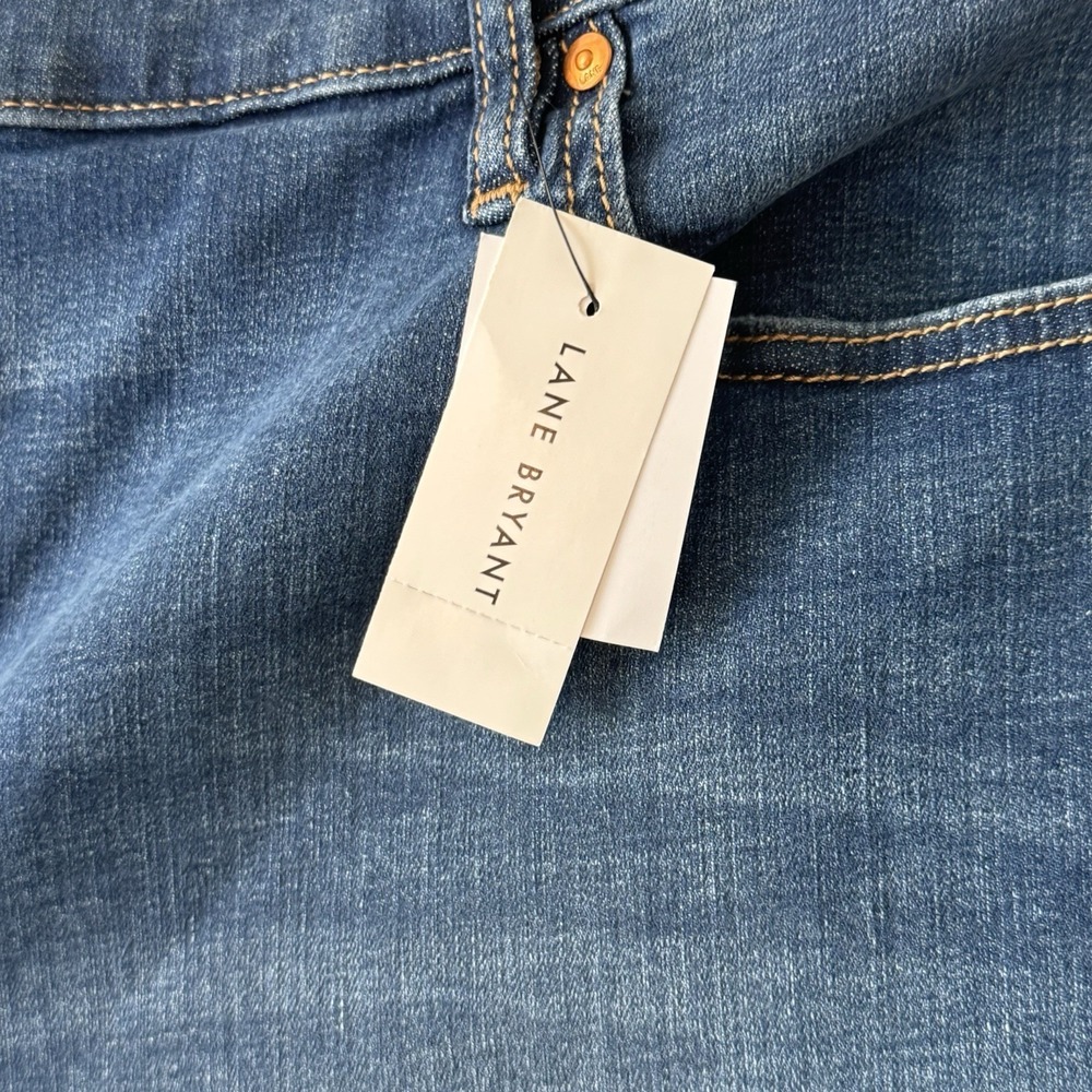 Lane Bryant Jeans Women's Plus Sz 26 Stretch Signature Fit Straight Mid Rise - Picture 8 of 16